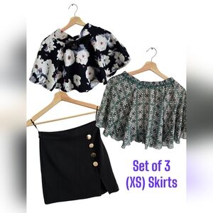 Set of 3 (XS) Mini Skirts